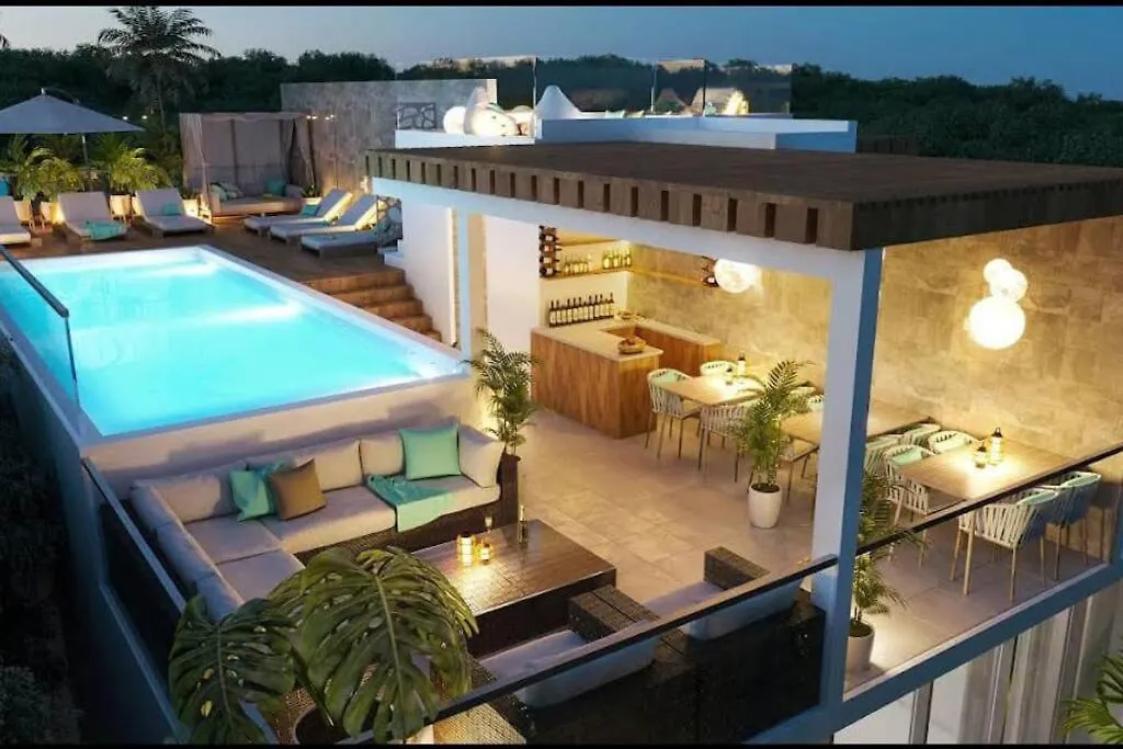 普拉亚卡门Casa Menta* Luxury Studio *Free Bike *Speed Wi-Fi!公寓 0*, 普拉亚卡门